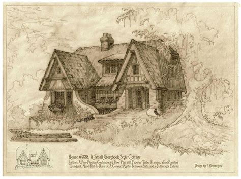 House338 Perspective Sketch | Perspective sketch, Storybook cottage ...