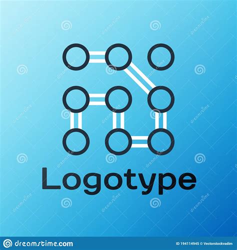 Line Graphic Password Protection And Safety Access Icon Isolated On