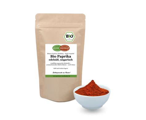 Bio Paprika Edels Ungarisch Kaufen G Beutel Bio Schuco Gew Rze