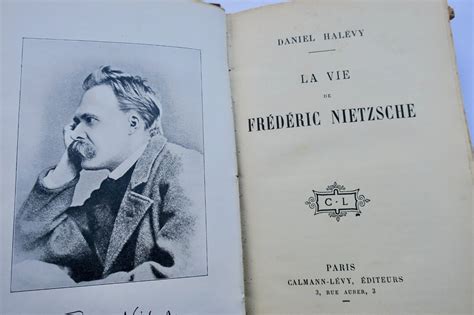 Hal Vy Daniel La Vie De Fr D Ric Nietzsche Les Livres Anciens