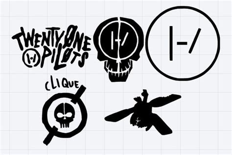 Twenty One Pilots Vinyl Decals By Fandomstickersstore On Etsy