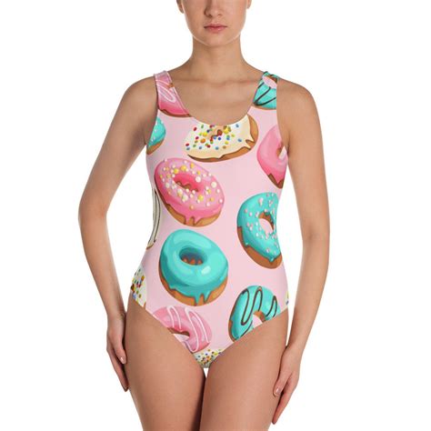 Donut Bikini Swimsuit Bathing Suit Women S Youth Etsy