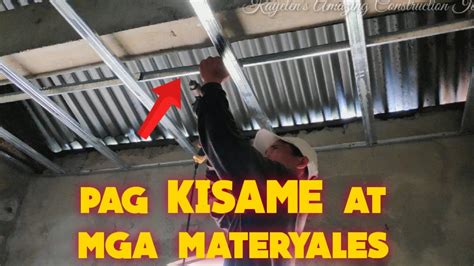 Simpleng Pag Kisame Sa 8sqm Na Kwarto Mga Materyales At Pag Gawa Part1