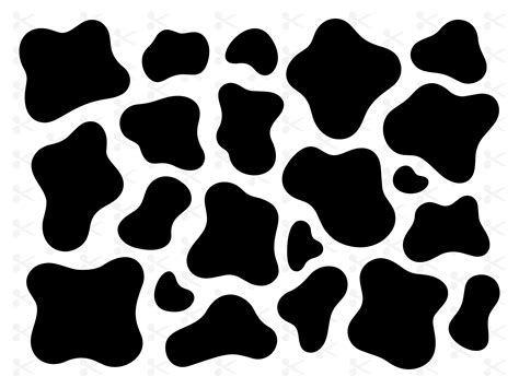 Individual Cow Spots SVG JPG AI / Cute Cow Spots / Cow Spot Cut File / Cow Spot Pattern / Cow ...