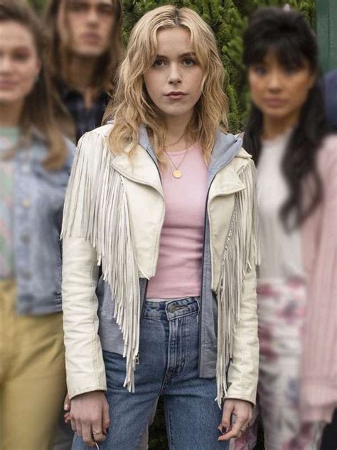 Totally Killer Kiernan Shipka Leather Jacket - The American Outfit