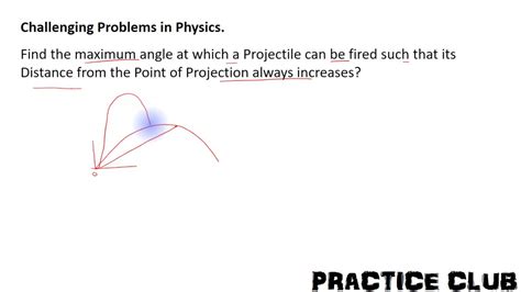 Challenging Problem In Physics Projectile Motion Problem 1 Youtube