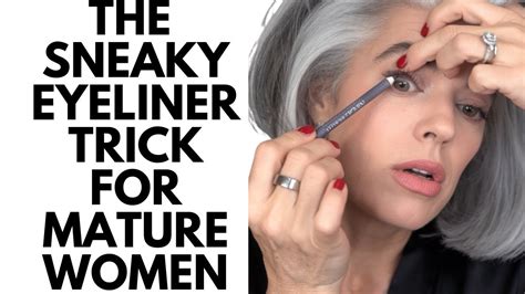 The Sneaky Eyeliner Trick For Mature Women Nikol Johnson Youtube