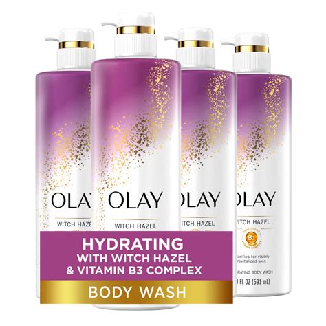 Amazon Olay Moisturizing Body Wash For Women With Witch Hazel And