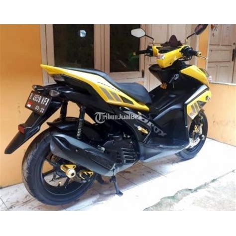 Yamaha Aerox 155 2017 Bekas Pajak Panjang Kuning Bagus Mulus Surat