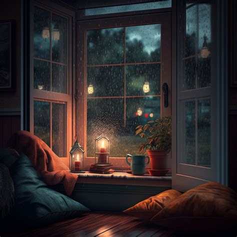 Anime Scenery Wallpaper, Pastel Wallpaper, Cozy Rainy Day, Rainy Days, Rainy Window, Raining ...