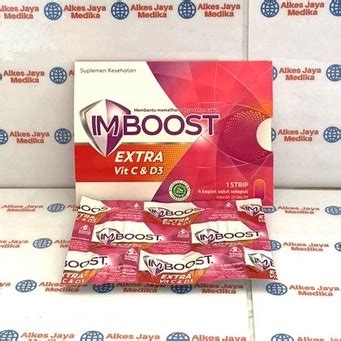 Jual Imboost Extra Vit C D3 Isi 4 Tablet Multivitamin Shopee