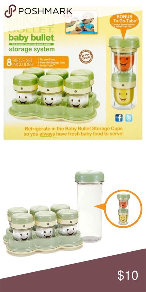 NWT Magic Bullet Baby Bullet Storage System NEW | Baby bullet, Magic ...