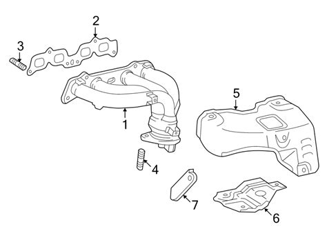 Toyota Rav Exhaust Manifold Heat Shield Lower