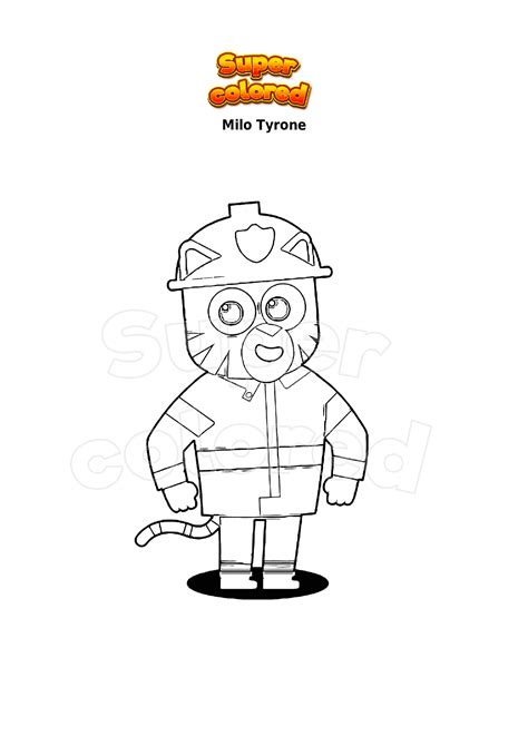 Ausmalbild Milo Tyrone - Supercolored.com