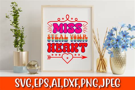 Miss Steal Your Heart Graphic By Gosvg · Creative Fabrica