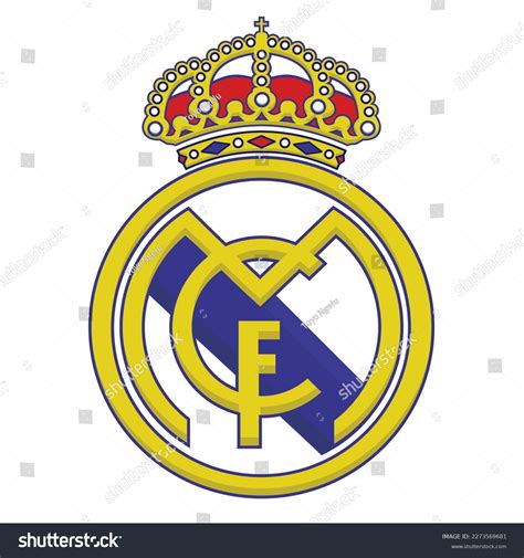 Real Madrid Logo Symbol Icon Template Stock Vector (Royalty Free ...