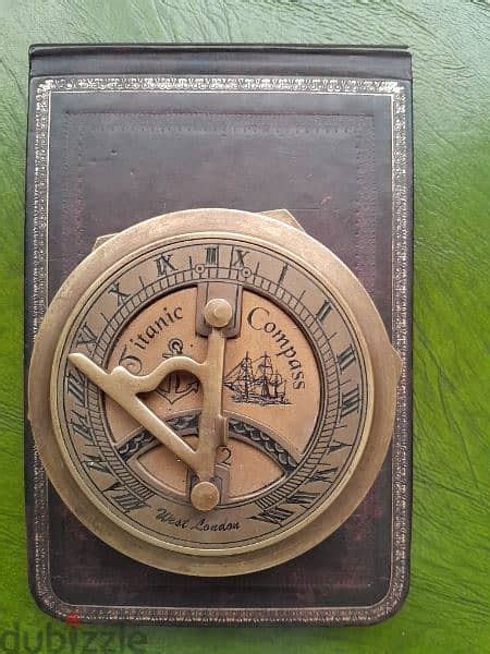 Titanic Compass Sundial Rep Antique 1912 West London Vintage Nautical