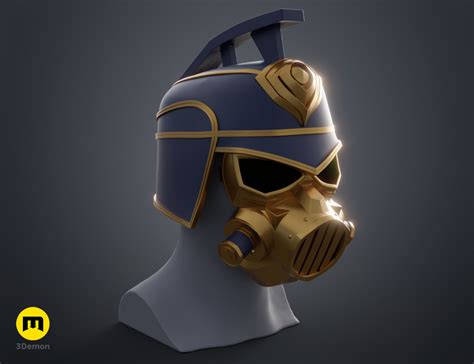 3D File Enforcer Mask And Helmet Arcane 3D Printable Model To