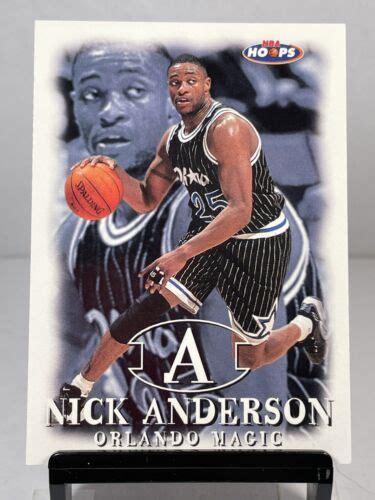 1998 99 Skybox Nba Hoops Nick Anderson 84 Orlando Magic Basketball