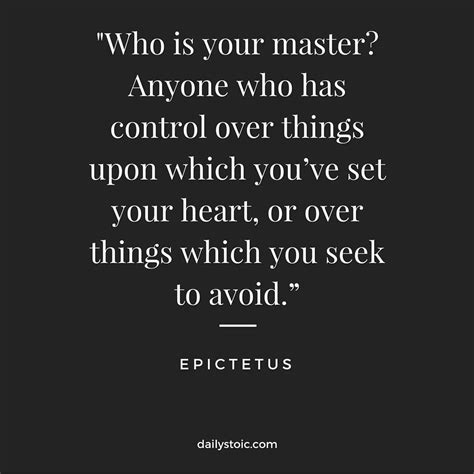 Who Is Your Master Anyone Who Has Control Over Things Upon Which You Ve Set Your Heart Or