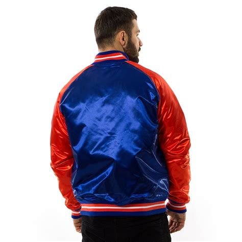 Kurtka Męska Mitchell And Ness Nba Tough Season Satin Jacket New York