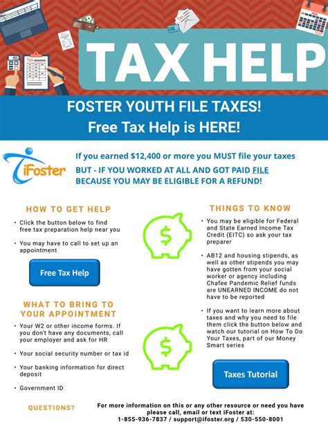 FOSTER YOUTH FILE TAXES Free Tax Help Is HERE IFoster