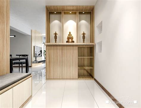 HDB Altar Design Ideas You Must Check In 2024 - Weiken Interior Design