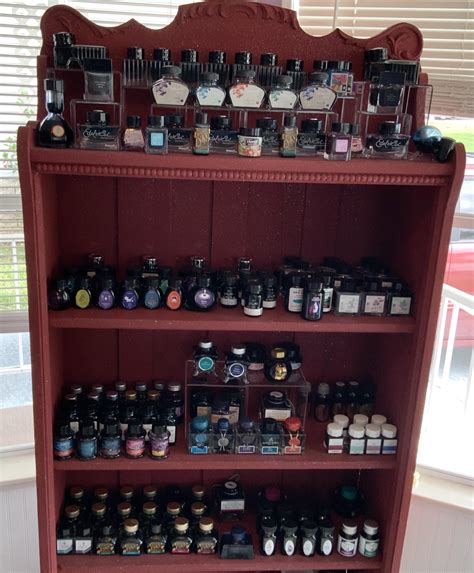 145 bottles of ink for my fountain pens....... : r/CoolCollections