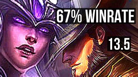 SYNDRA Vs TWISTED FATE MID 10 1 13 67 Winrate Godlike KR