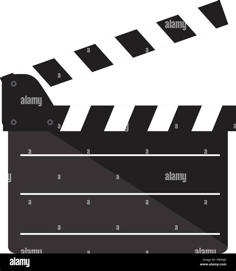 Isolated Clapperboard Icon Stock Vector Image Art Alamy