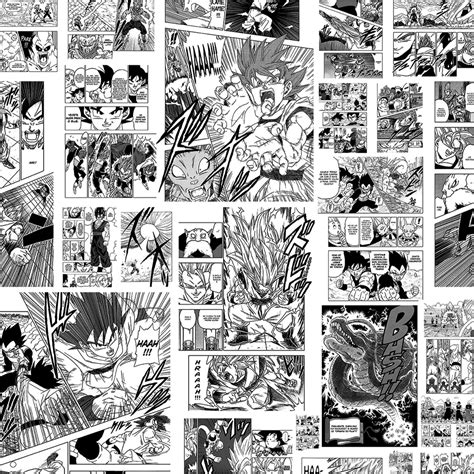 Papel de Parede Adesivo Teens Mangá Quadrinho HQ Dragon Ball A14