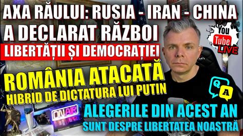 LIVE Q A AXA RĂULUI DĂ FOC PLANETEI Putin va ataca un stat NATO