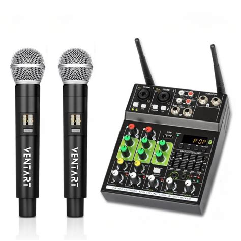 Mixer Audio Profesional Multifunctional Cu Microfoane Wireless