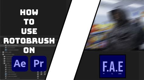 How To Use ROTOBRUSH With After Effect And Premiere Pro Edit On 2024