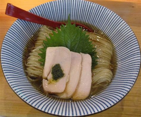 夏の焼きあご麺＞白だしと昆布のとろみ麺 950円』焼きあご塩らー麺 たかはし 歌舞伎町店のレビュー ラーメンデータベース