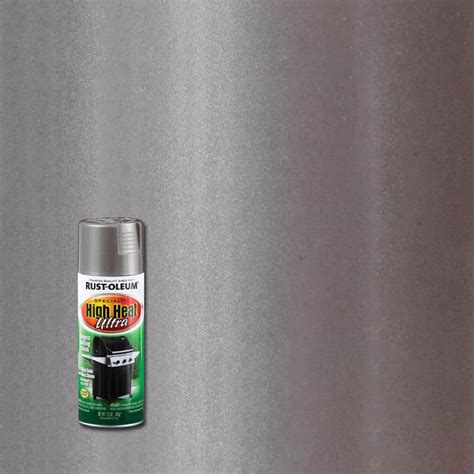 Rust Oleum Specialty 12 Oz Silver High Heat Ultra Spray Paint 6 Pack 270201 The Home Depot