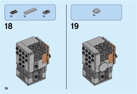 LEGO 41601 Cyborg Instructions BrickHeadz DC Comics Super Heroes