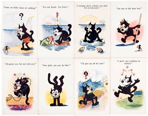 Hake S Felix The Cat Postcard Lot