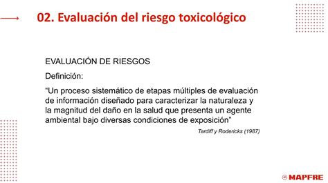 Evaluaci N De Riesgos Toxicol Gicos Ihsi Ppt