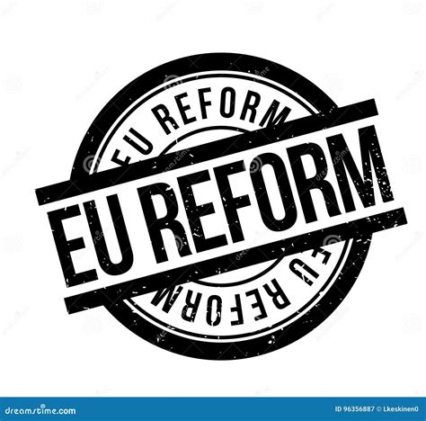 Eu Reform Rubber Stamp Stock Vector Illustration Of Heading 96356887