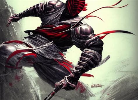 Ryu Hayabusa Ninja Gaiden Concept Art Wallpaper By Stable Diffusion