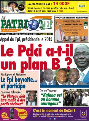 Appel Du Avril Alliance Fpi Pdci Contre La Dictature Ouattara Le