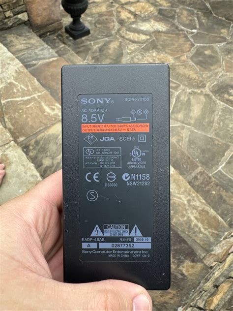 Oem Sony Playstation Ac Adaptor V A Hz V A Scph