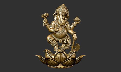 hinduism 3D printable model Ganesha | CGTrader