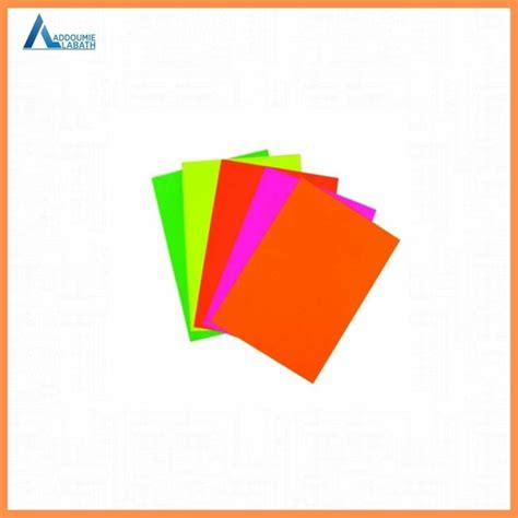 Papel Afiche Fluo X Hojas Addoumie Labath