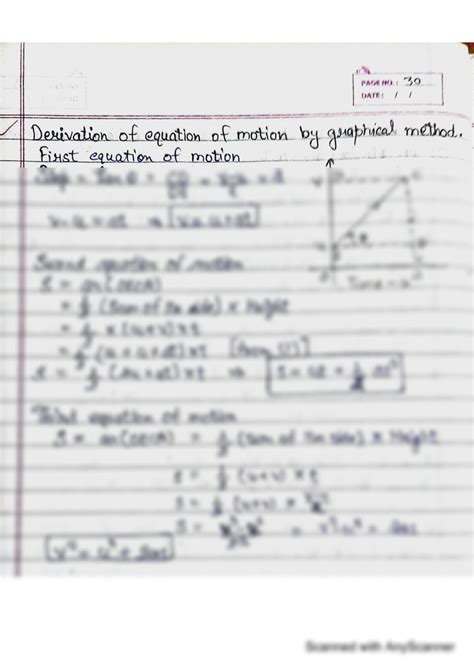 SOLUTION Derivation Of Equation Of Motion By Graphical Method Studypool