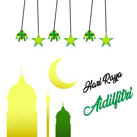 Gambar Selamat Hari Raya Aidilfitri Vactor Design Vektor Festival