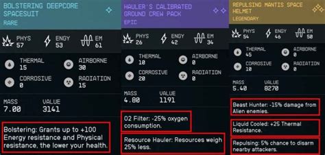 Starfield Armor Rarity Explained Deltias Gaming