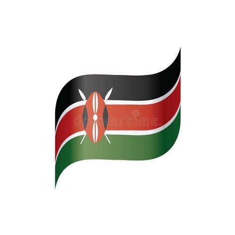 Drapeau Du Kenya Illustration De Vecteur Illustration Stock