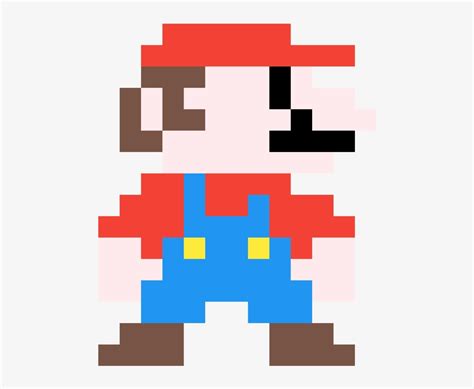 Mario Pixel Art - 8 Bit Mario PNG Image | Transparent PNG Free Download on SeekPNG